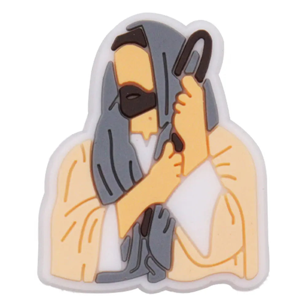 20PCS Jesus Saves Made In God's Image Life Is Good Christianity PVC crocs Decoration Buckle Charms