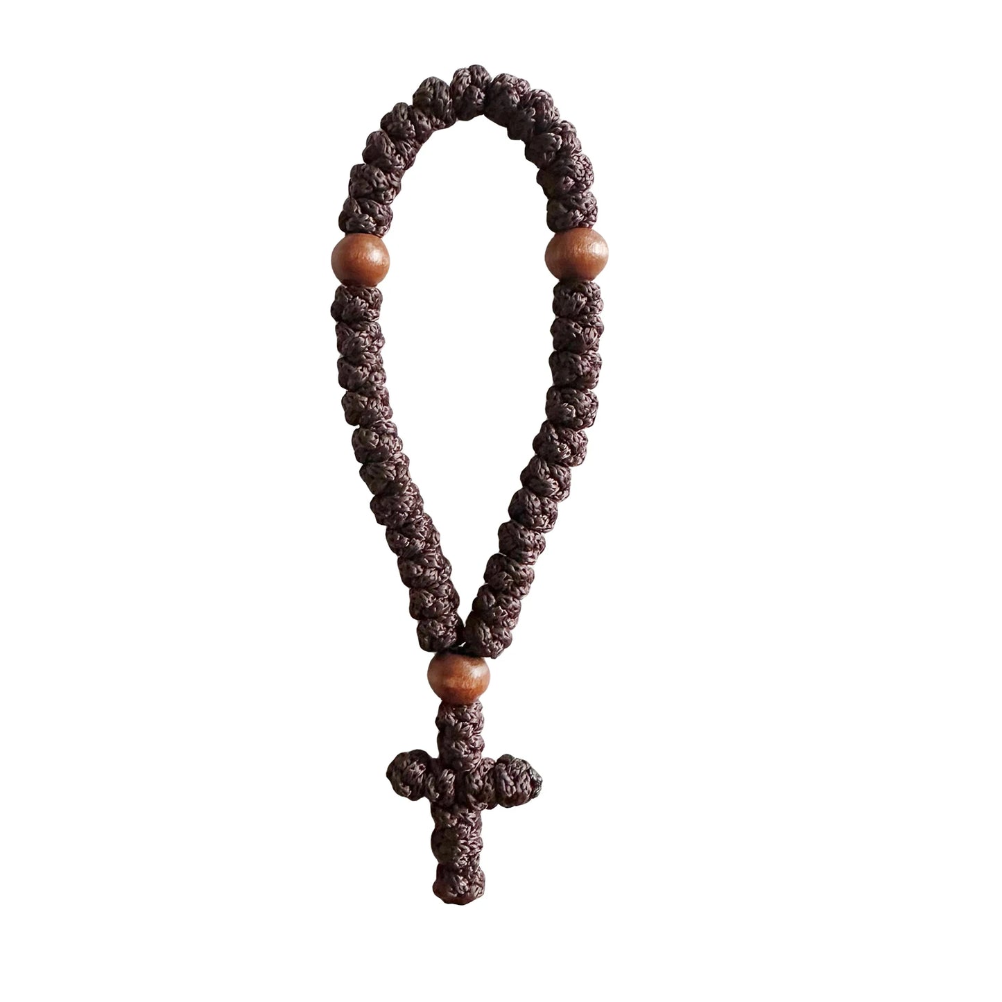 Handmade Christian knot Prayer Protection Blessing Cross Charm Tassel Car Hanging Charm