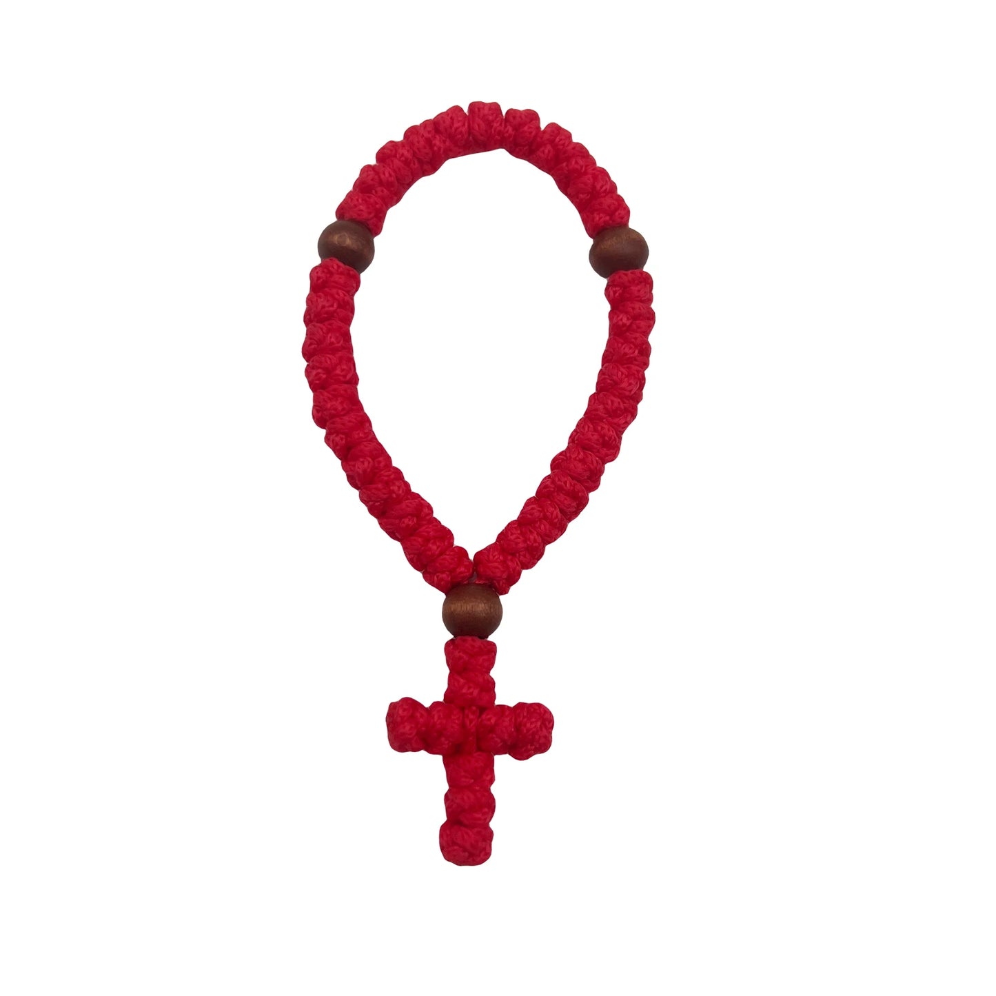 Handmade Christian knot Prayer Protection Blessing Cross Charm Tassel Car Hanging Charm