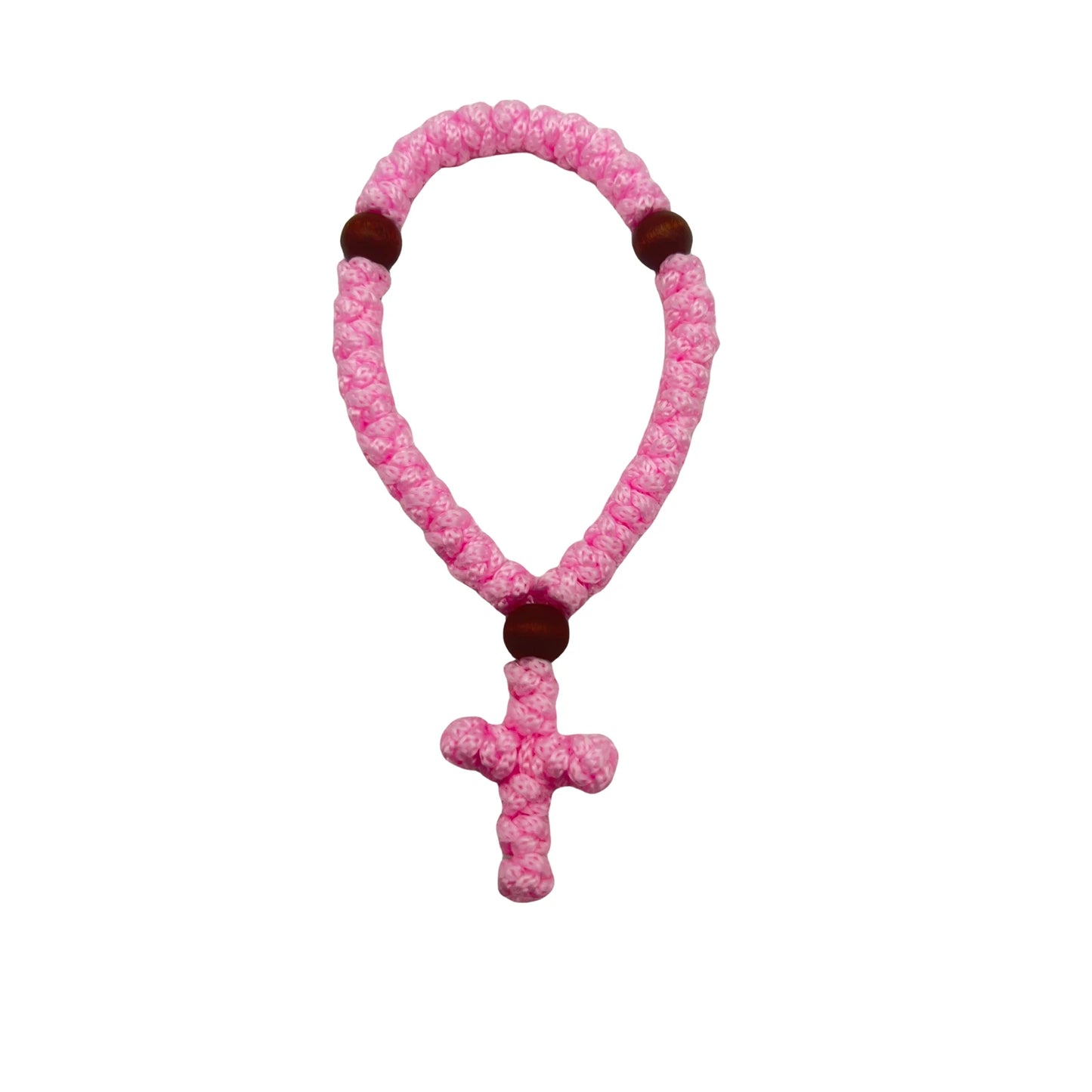 Handmade Christian knot Prayer Protection Blessing Cross Charm Tassel Car Hanging Charm