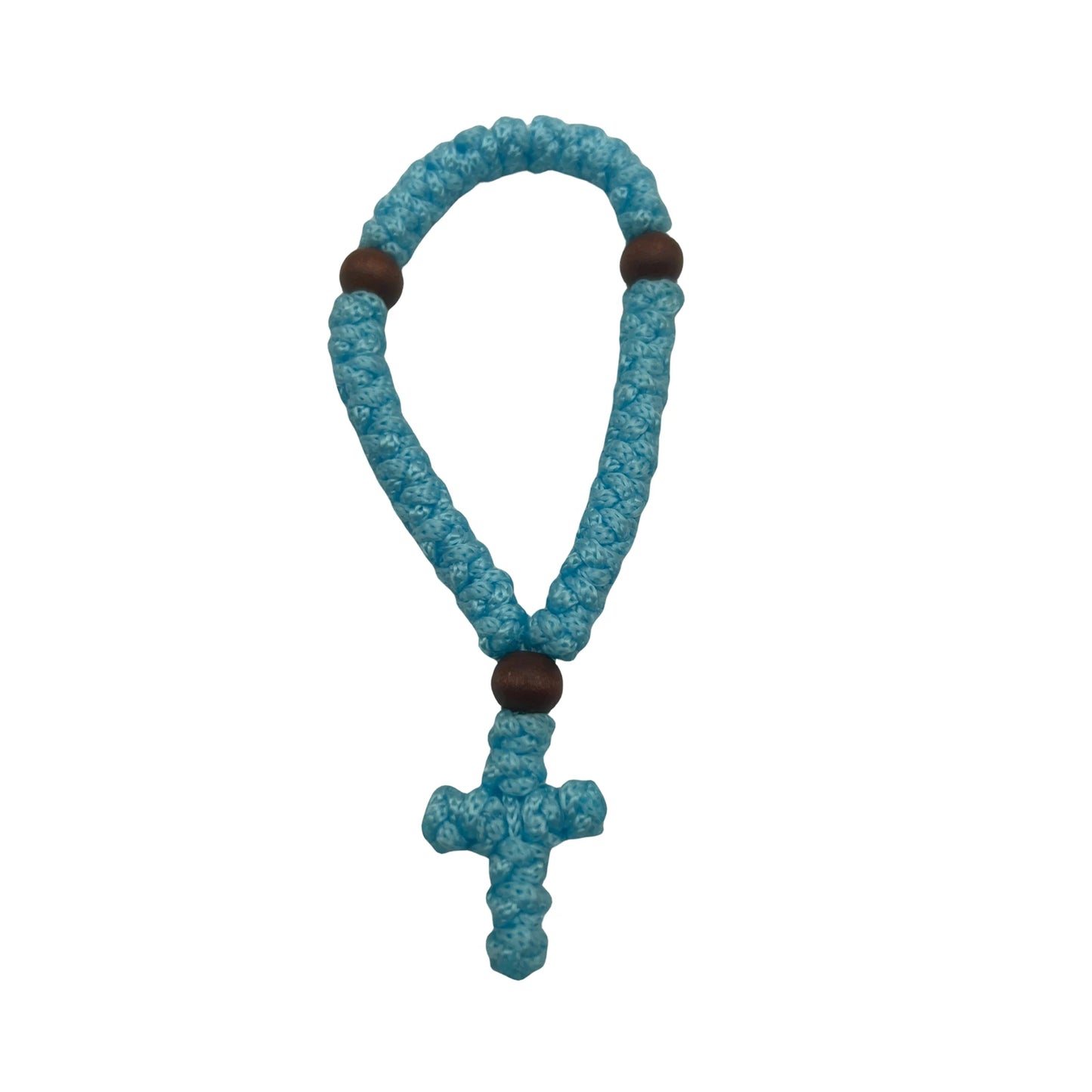 Handmade Christian knot Prayer Protection Blessing Cross Charm Tassel Car Hanging Charm