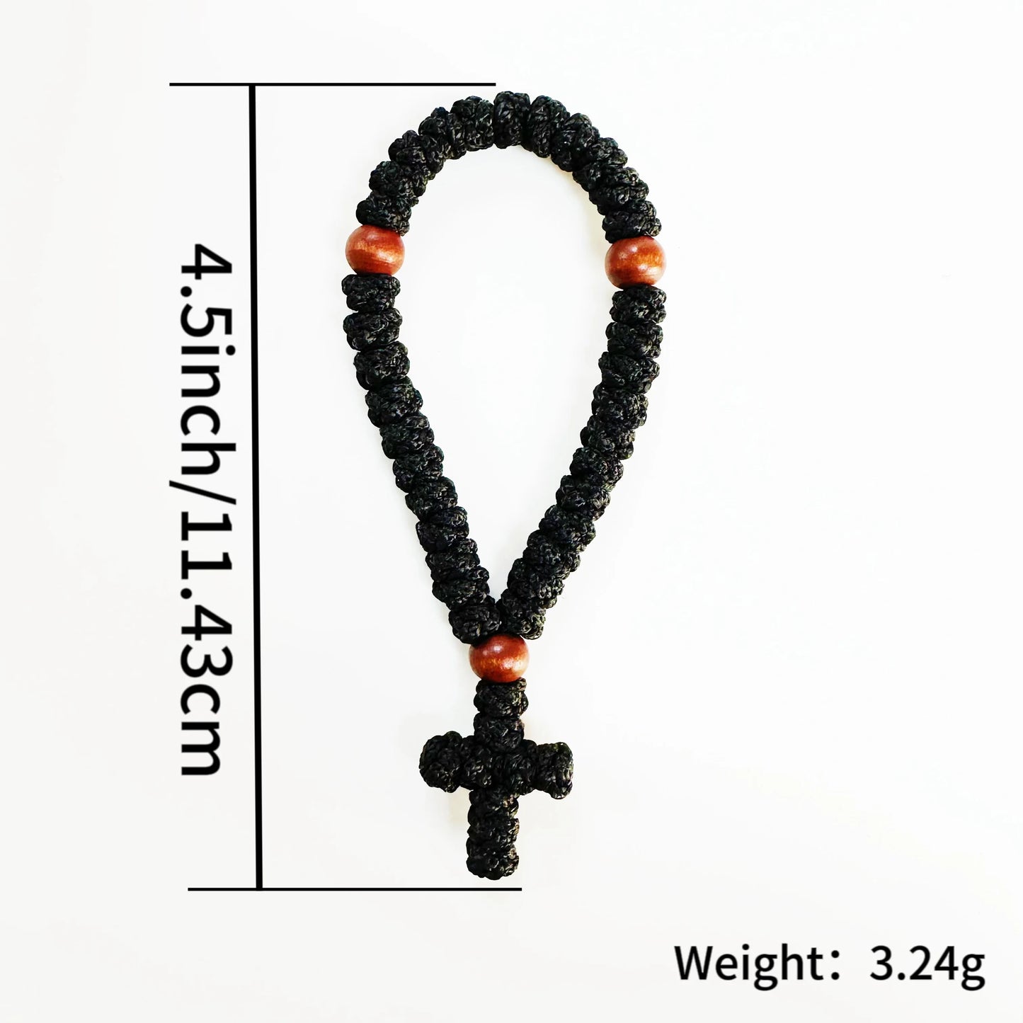 Handmade Christian knot Prayer Protection Blessing Cross Charm Tassel Car Hanging Charm