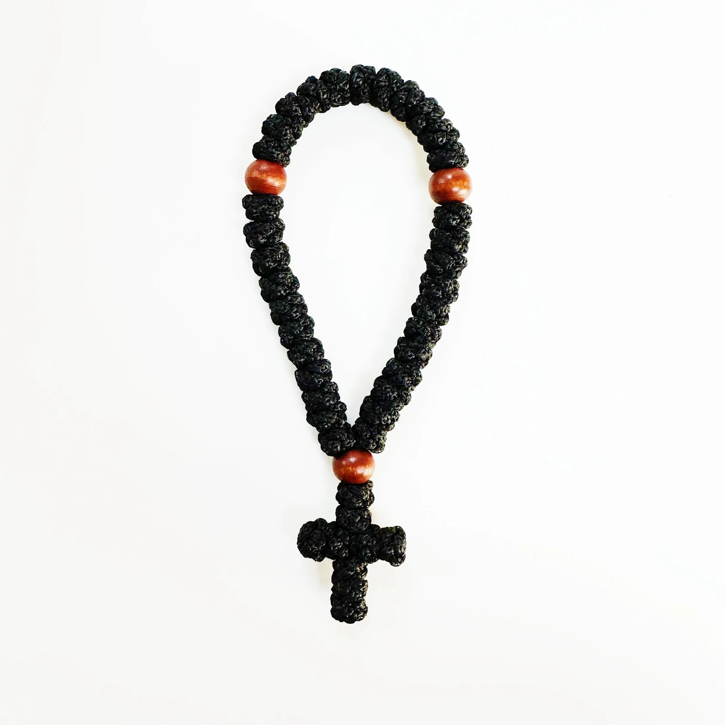 Handmade Christian knot Prayer Protection Blessing Cross Charm Tassel Car Hanging Charm