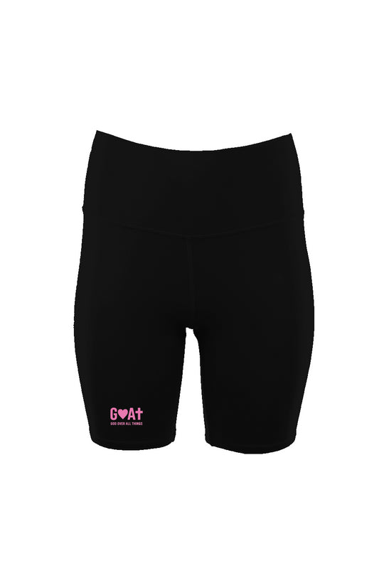 GOAT Womens High Waist Biker Shorts